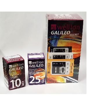 Wellion Galileo Misuratore Glicemia Chetoni più Accessori Vari