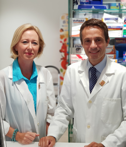 Dr. Giorgio Amabile e sua moglie Dr.ssa Giovanna Spadaro della Farmacia Di Prima