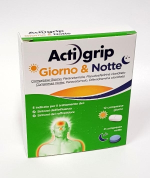 ACTIGRIP Giorno e Notte Raffreddore Influenza compresse