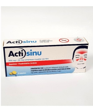 ACTIsinu Ibuprofene e Pseudoefedrina compresse rivestite