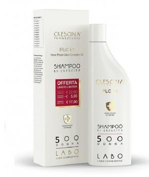 Crescina Transdermic PLC 12 Shampoo Ri-Crescita DONNA 500