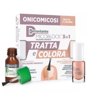 Dermovitamina MicoBlock 3 in 1 Onicomicosi Tratta e Colora