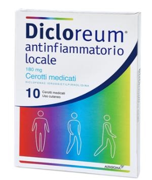 Dicloreum Cerotti Medicati antifiammatorio locale