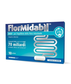 FlorMidabìl DAILY Integratore Fermenti Lattici