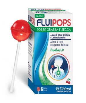 FluiPops Tosse Grassa e Secca Lecca Lecca per Bambini