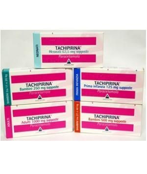 Tachipirina Supposte 62.5, 125, 250, 500, 100 mg
