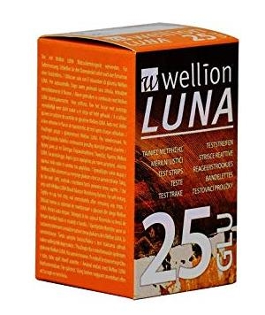 Wellion Luna 25 strisce reattive Glicemia