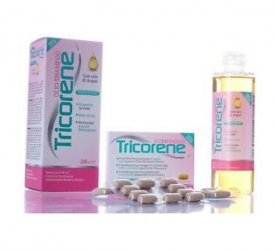 immagine 0 di Tricorene  Compresse più Shampoo Natural con olio di Argan