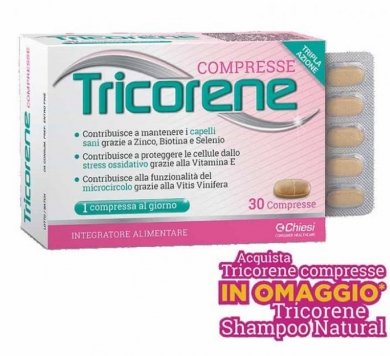 immagine 1 di Tricorene  Compresse più Shampoo Natural con olio di Argan