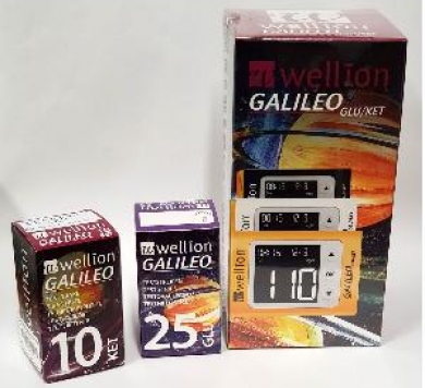 immagine 0 di Wellion Galileo Misuratore Glicemia Chetoni più Accessori Vari